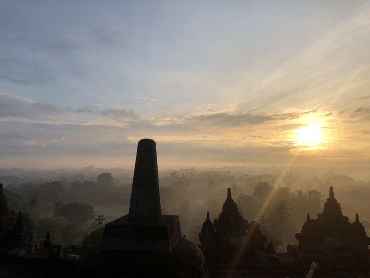 Magic of Borobudur Sunrise